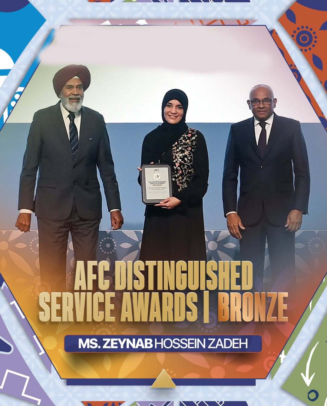 دکتر زینب حسین زاده رتبه دوم پزشکی آسیا