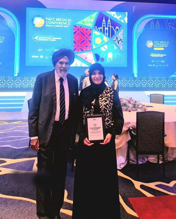 موفقیت آسیایی دکتر زینب حسین زاده در پزشکی