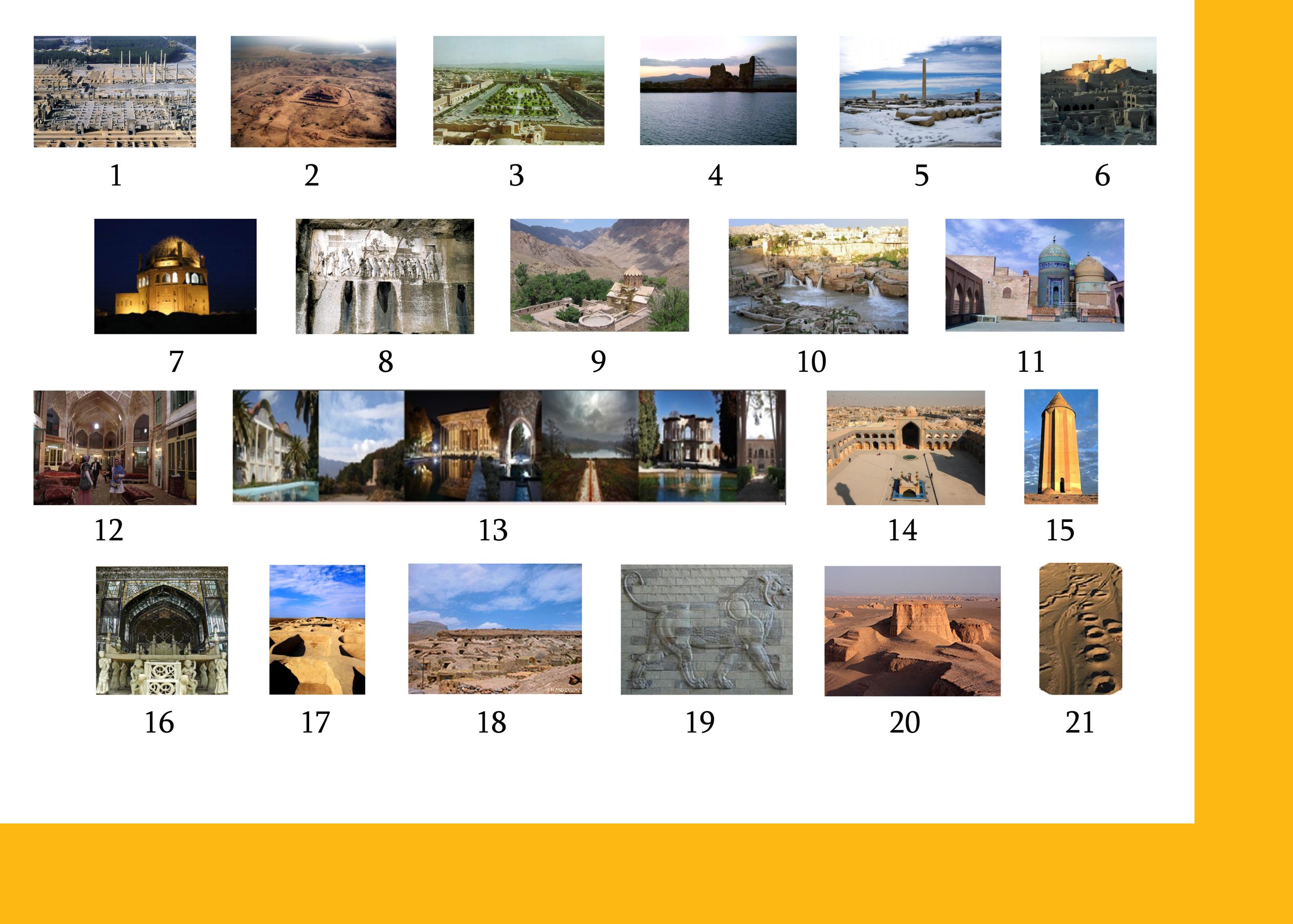 ۲۹ اثر ایران در فهرست جهانی ۲۹ اثر ایران در فهرست جهانی