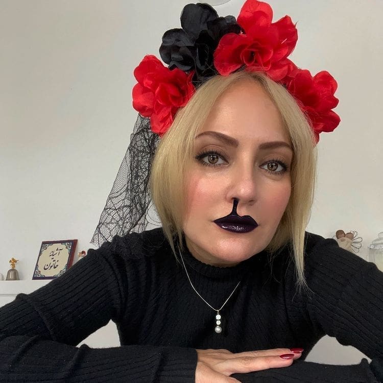 گریم هالووینی مهناز افشار گریم هالووینی مهناز افشار