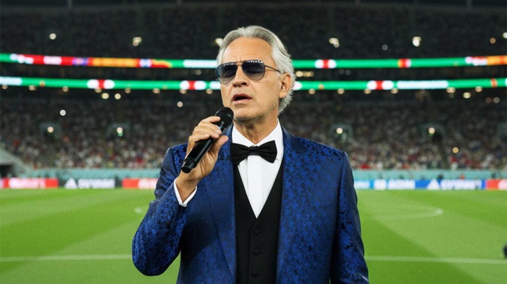 فیفا آندره بوچلی را به عنوان خواننده اصلی معرفی کرد