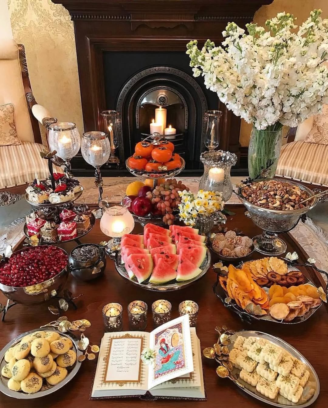 ایده برای میوه آرایی شب چله ایده برای میوه آرایی شب چله