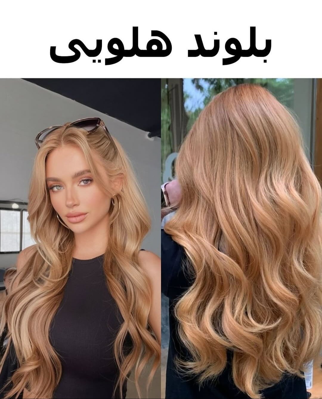 رنگ مو بلوند هلویی رنگ مو بلوند هلویی