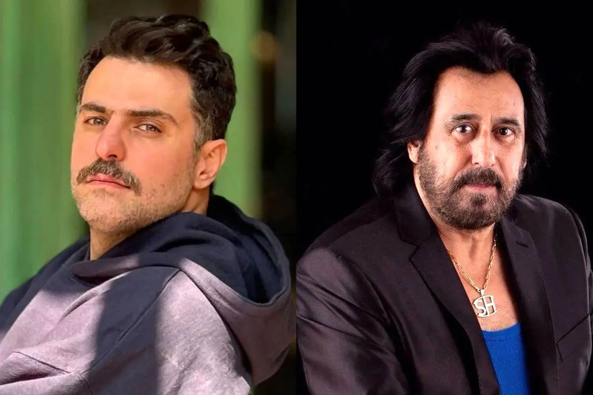 عکس علی ضیا با شهرام شب پره