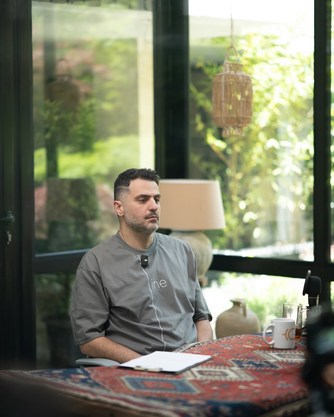 عکس علی ضیا با خامنه ای