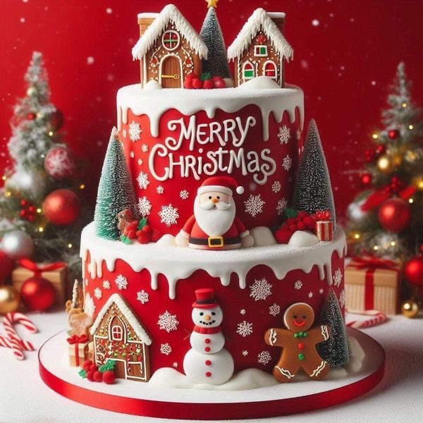 مدل کیک کریسمس 2026 مدل کیک کریسمس 2026