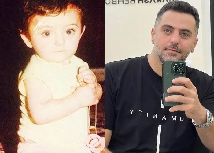 عکس کودکی علی ضیا