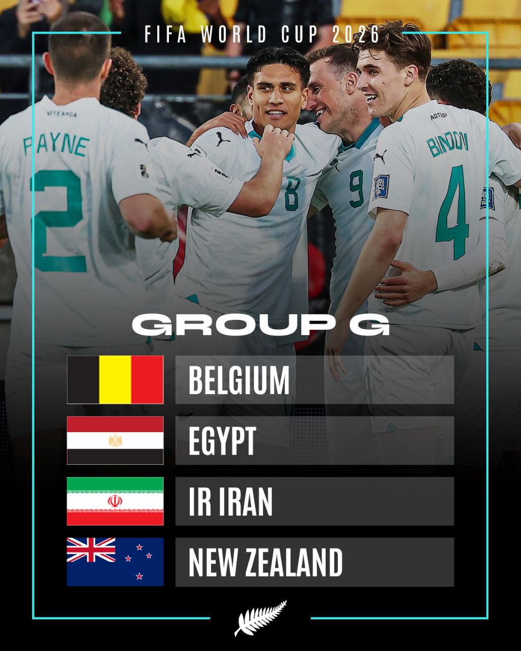 ایران با کدام تیم‌ها در جام جهانی هم‌گروه شد