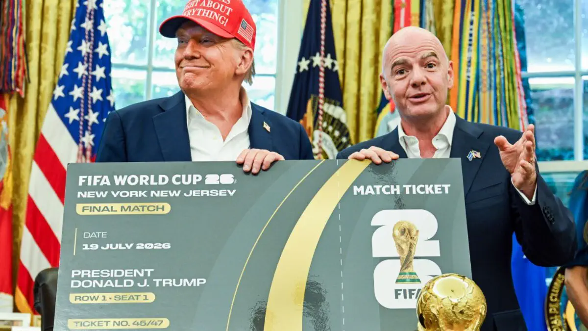 ورود سیاسی ترامپ به رویداد جام جهانی ورود سیاسی ترامپ به رویداد جام جهانی