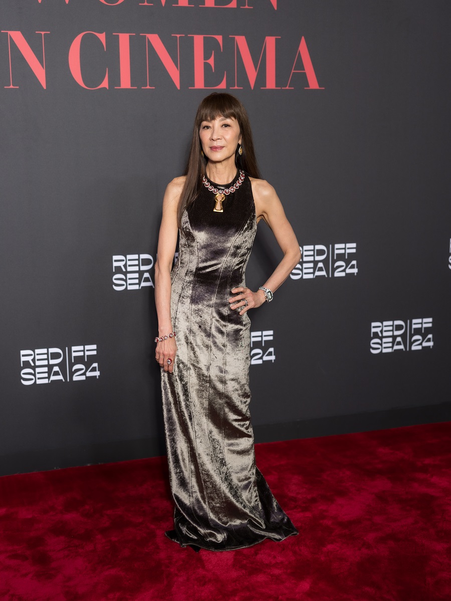  میشل ییوه در فرش قرمز جده