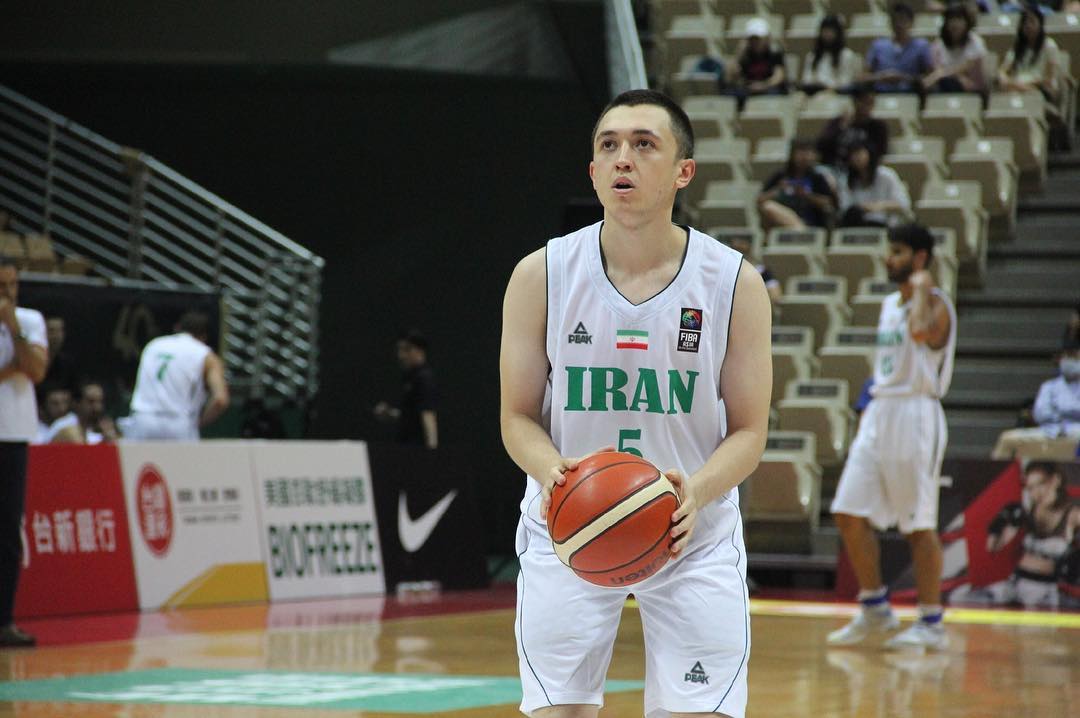 عکس مبین شیخی بسکتبالیست جوان