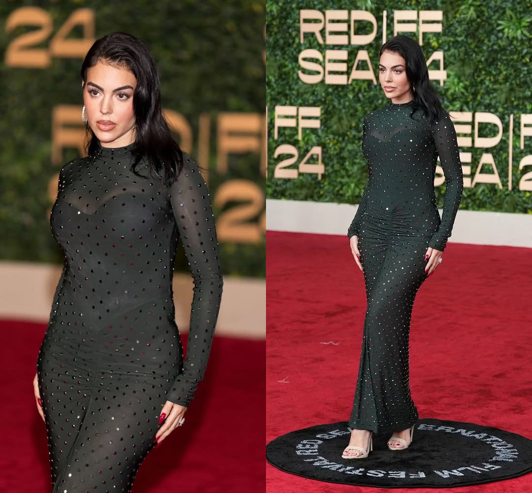 جورجینا رودریگز در فرش قرمز جده