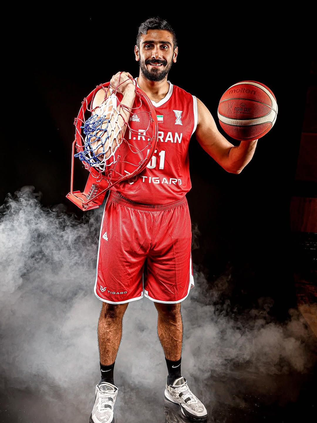 عکس سالار منجی بسکتبالیست عکس سالار منجی بسکتبالیست