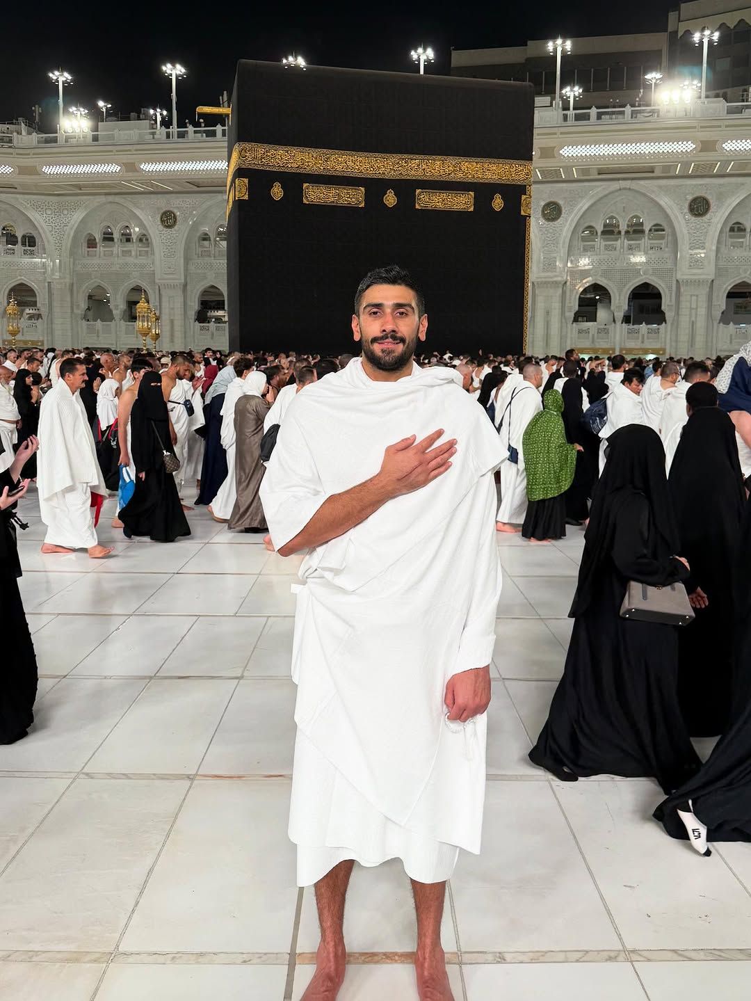 عکس سالار منجی در مکه عکس سالار منجی در مکه