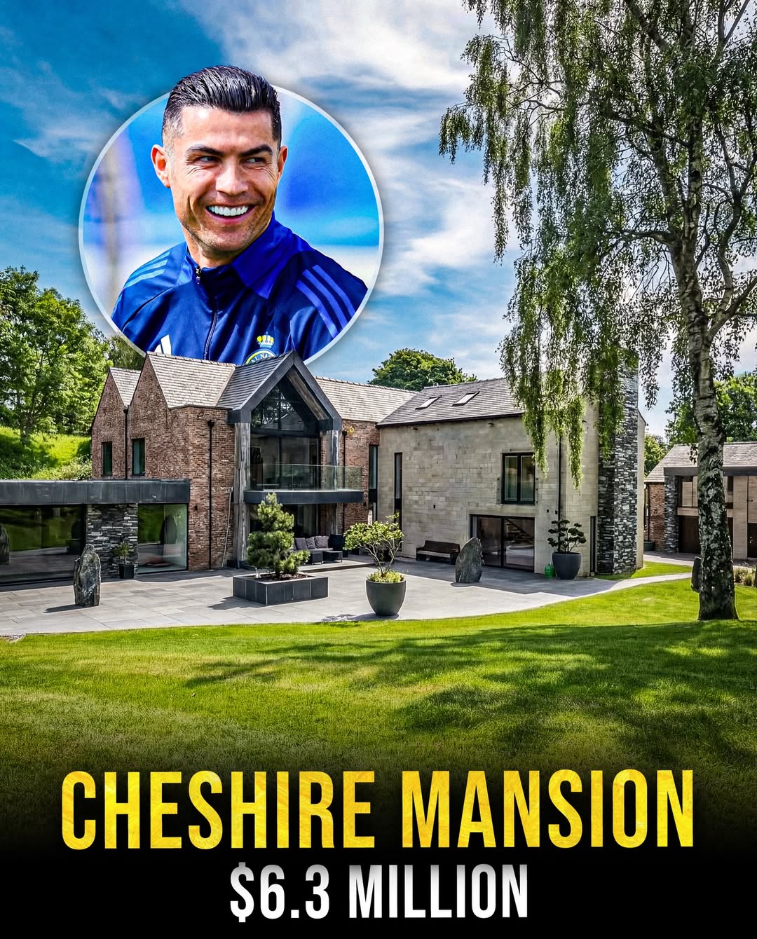 عمارت مجلل رونالدو در منچستر