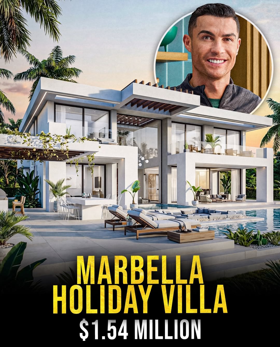 ویلای تفریحی رونالدو در ماربیا