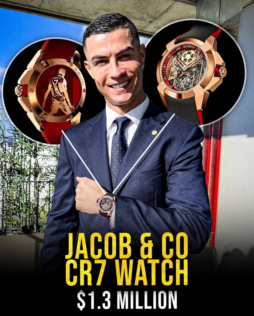 ساعت اختصاصی Jacob & Co CR7