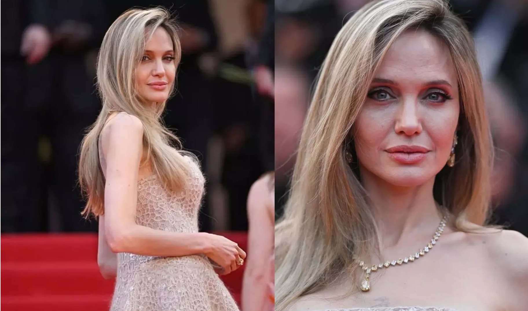  آنجلینا جولی روی فرش قرمز جده