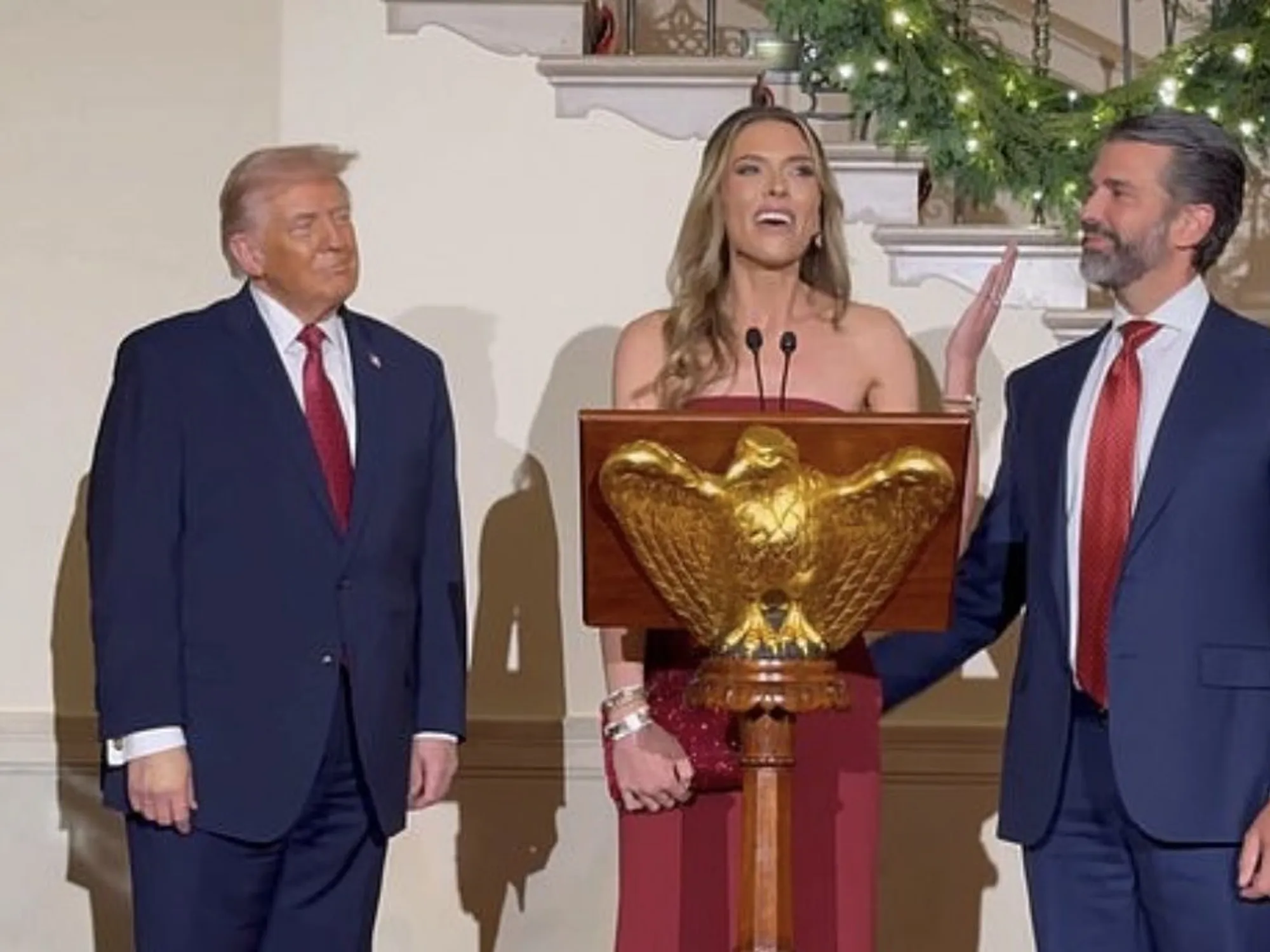 واکنش ترامپ جونیور و نامزدش به نامزدی واکنش ترامپ جونیور و نامزدش به نامزدی