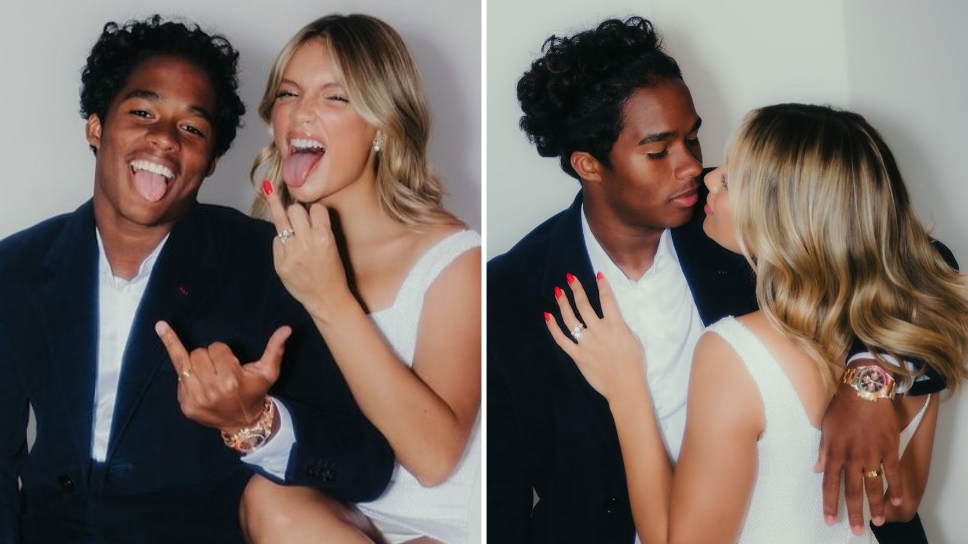 عکس گابریلی میراندا در کنار اندریک عکس گابریلی میراندا در کنار اندریک