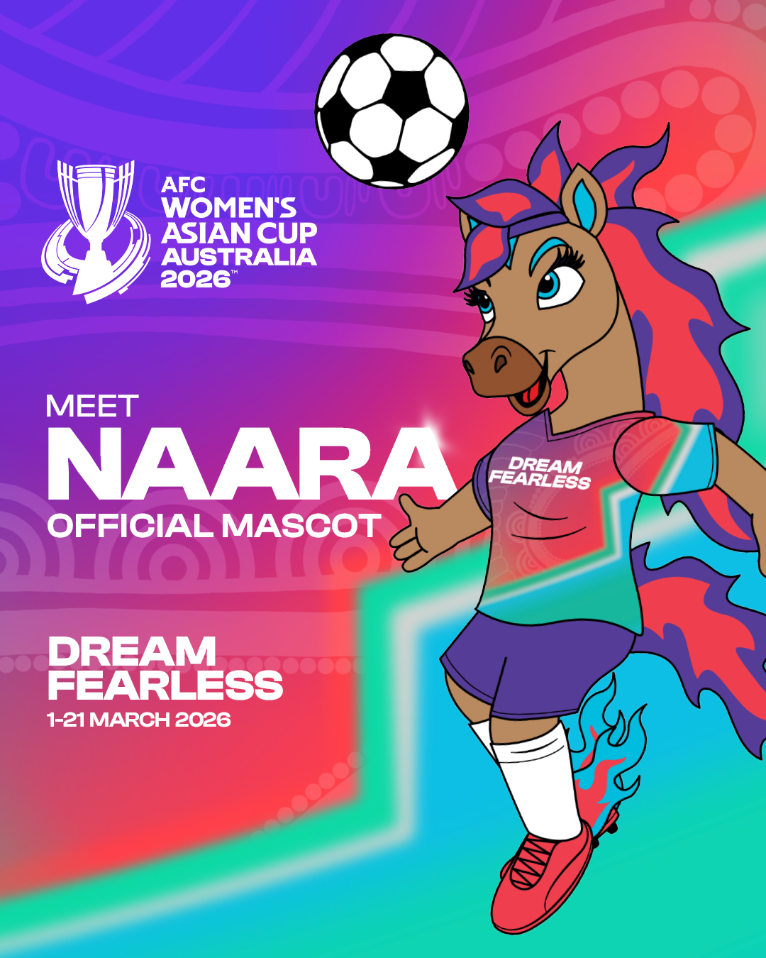 نارا نماد شجاعت و استقلال در فوتبال زنان آسیا