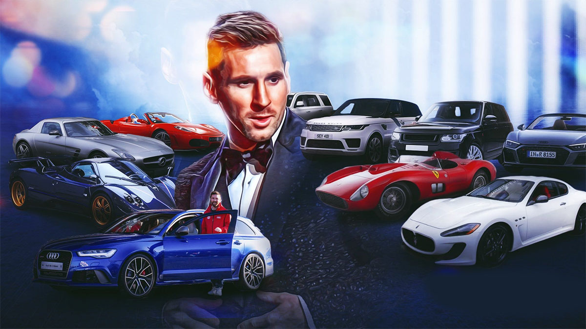 عکس ماشین های لیونل مسی