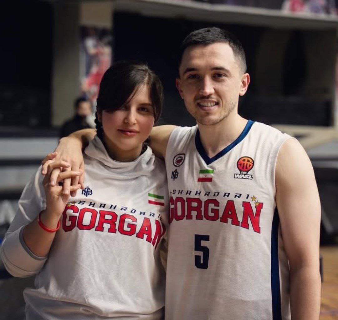 عکس مبین شیخی و همسرش