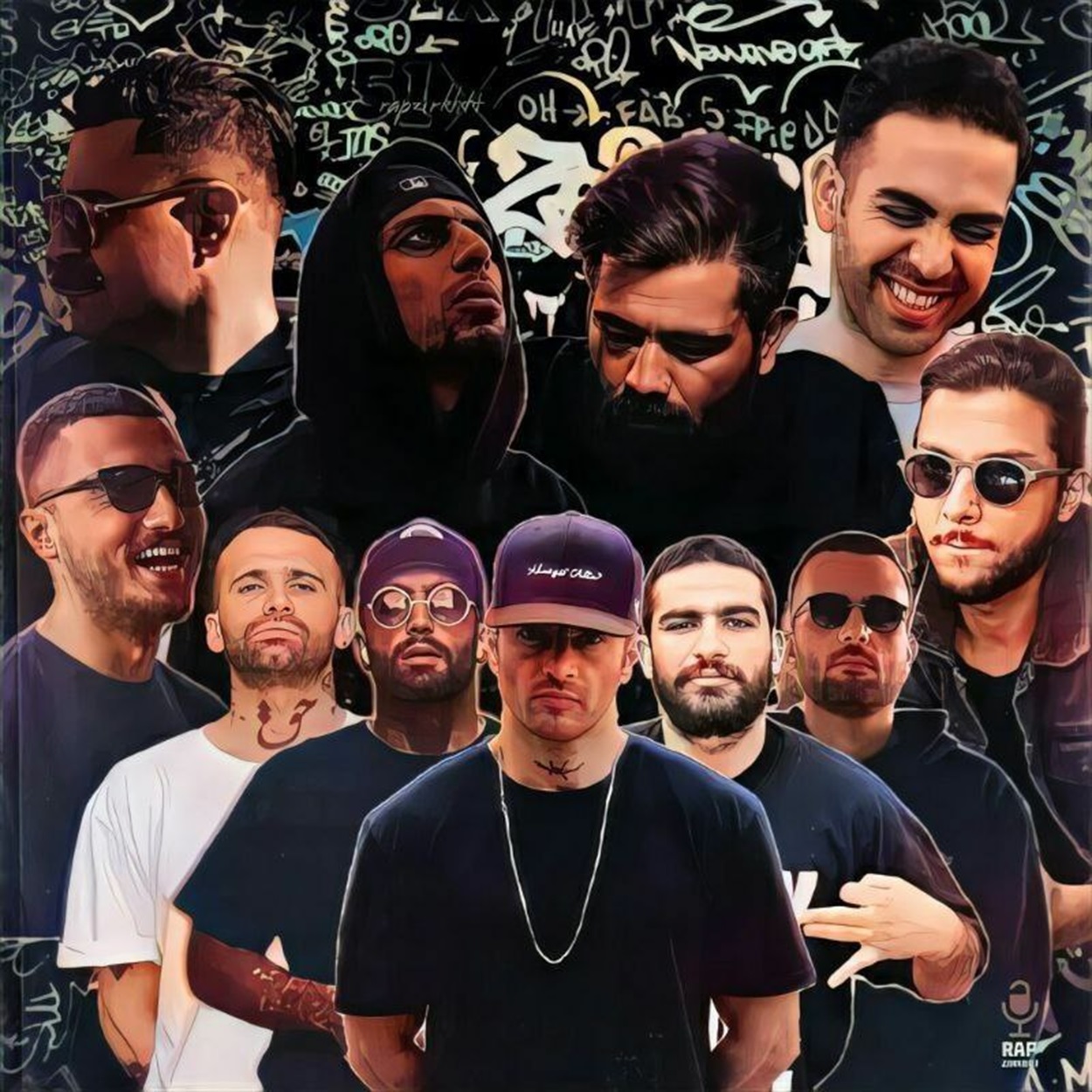 رپرهای محبوب و تیم فوتبال