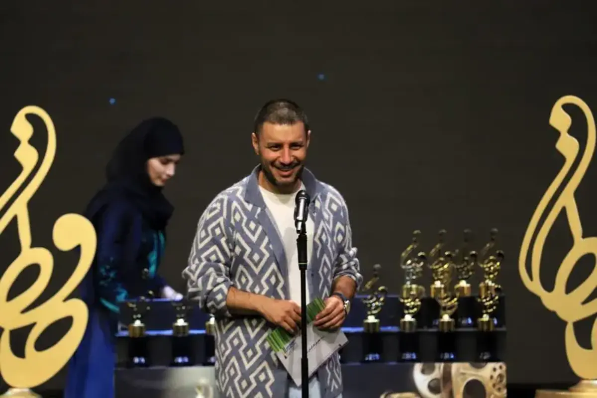 جواد عزتی در مراسم جشن حافظ